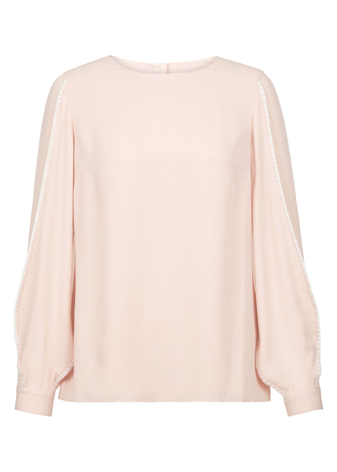 Petite Gina Top Pale Pink Ivory