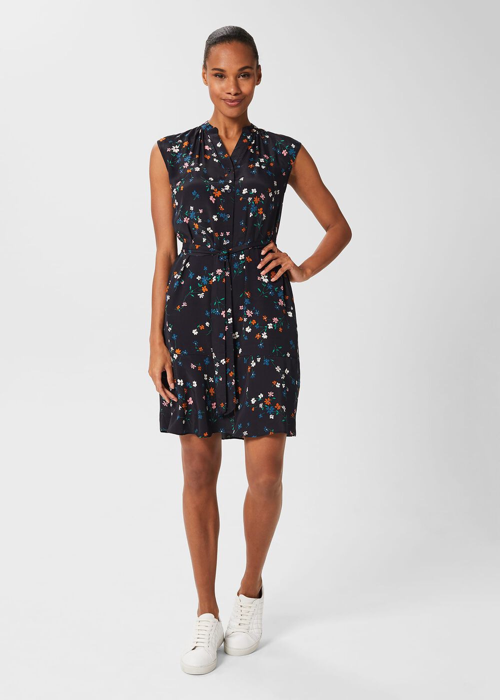 Miranda Dress, Navy Multi, hi-res