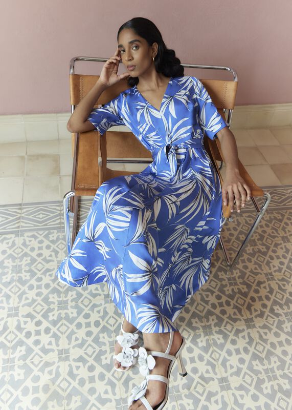 Ripsley Tie-Waist Midaxi Dress