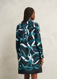 Marianne Dress, Navy Multi, hi-res