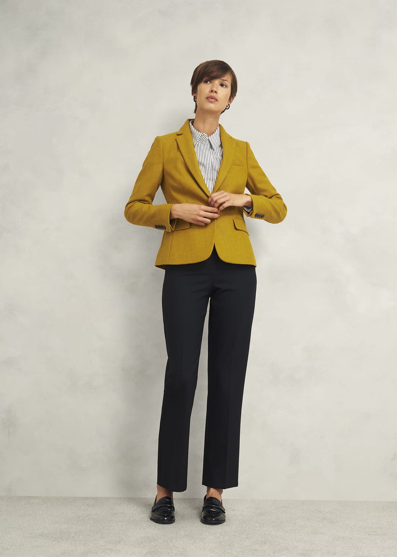 Blake Wool Jacket, Ochre, hi-res