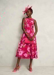 Carly Dress, Pink Multi, hi-res