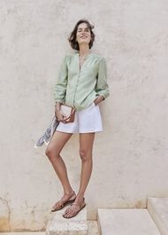 Emberlynn Blouse, Pale Sage, hi-res