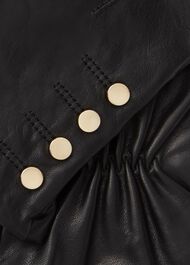 Sienna Leather Glove, Black, hi-res