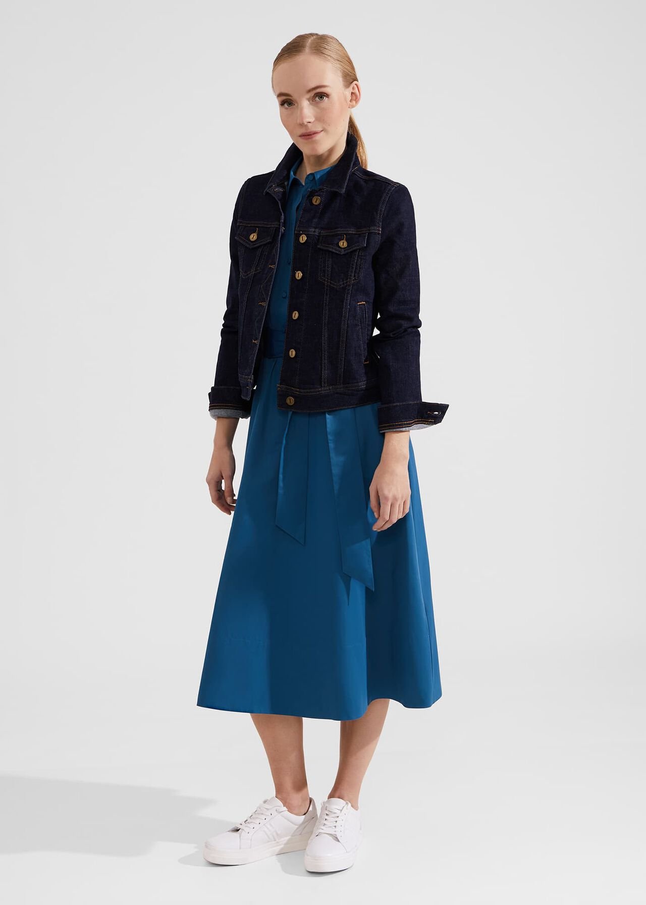 Petite Ivana Dress, Lyons Blue, hi-res