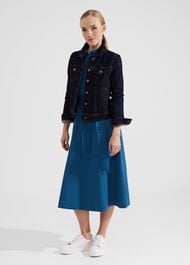 Petite Ivana Dress, Lyons Blue, hi-res