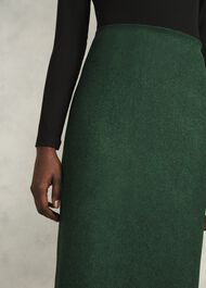 Daphne Wool Skirt, Green Multi, hi-res
