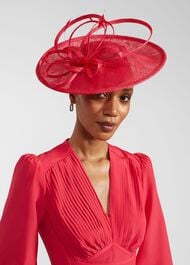 Freya Fascinator, Rouge Pink, hi-res