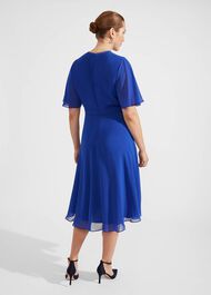 Samara Fit And Flare Dress, Lapis Blue, hi-res