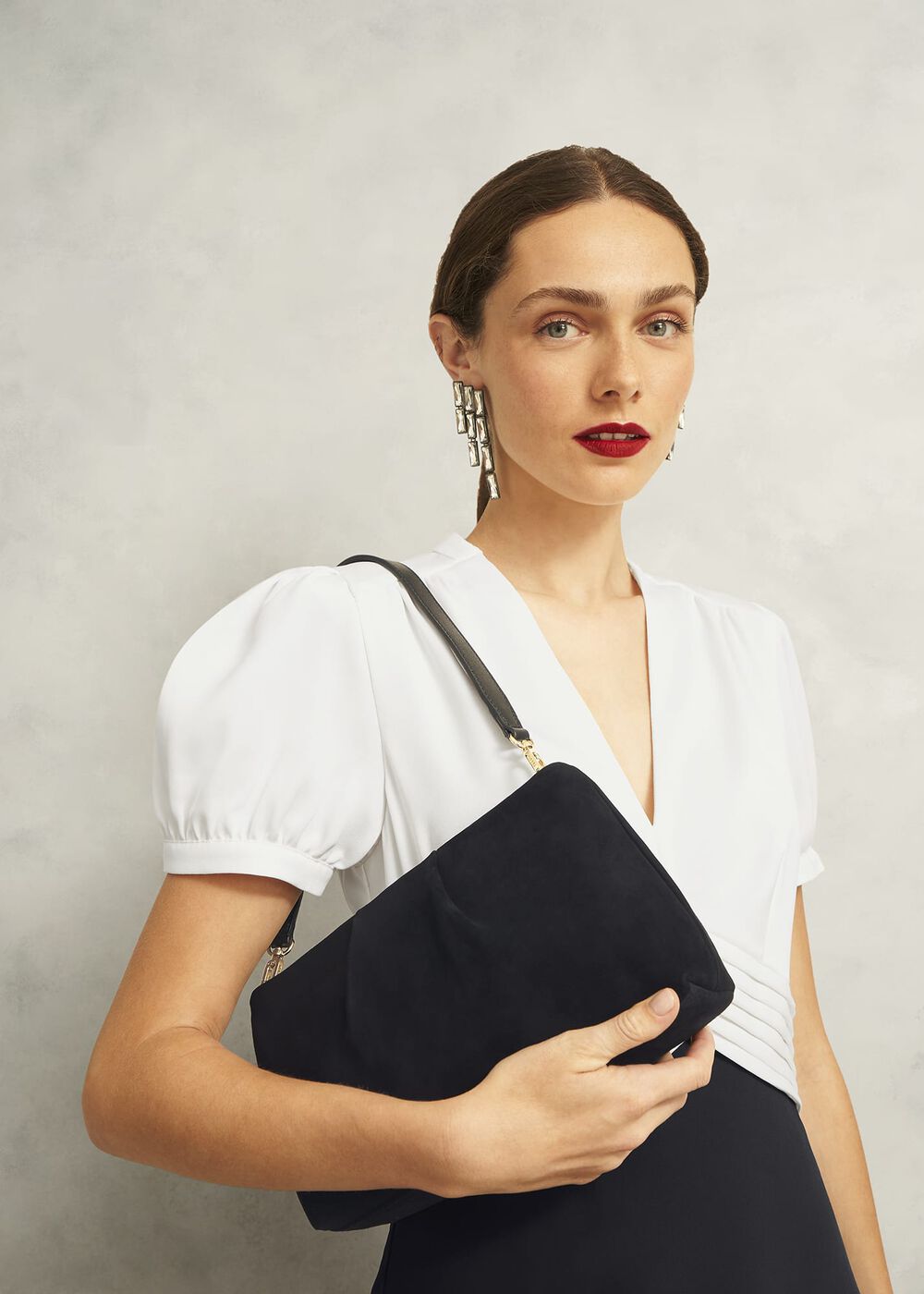 Clifton Clutch, Black, hi-res