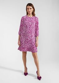 Petite Liana Dress, Purple Multi, hi-res