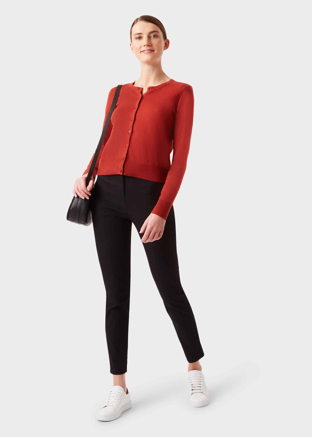 Lorna Trouser With Stretch, Black, hi-res