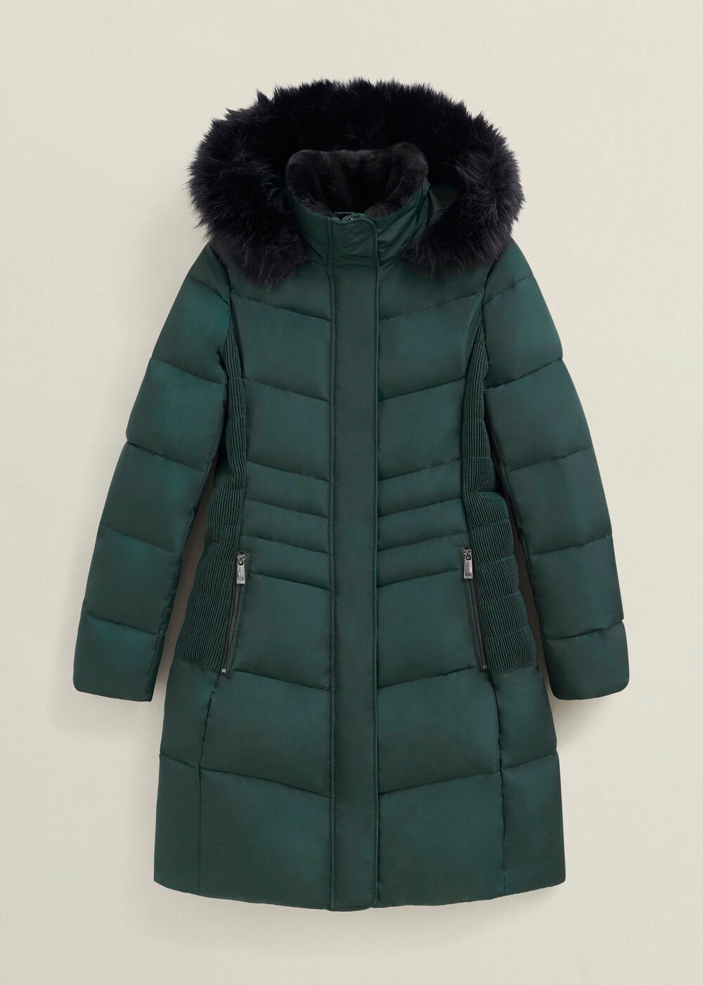 Petite Jaymie Puffer Coat, Ponderosa Green, hi-res