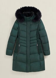 Petite Jaymie Puffer Coat, Ponderosa Green, hi-res
