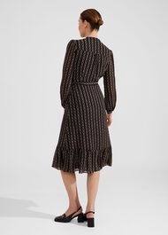 Petite Alexia Dress, Black Camel, hi-res
