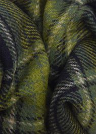 Amaris Wool Dress, Green Navy, hi-res