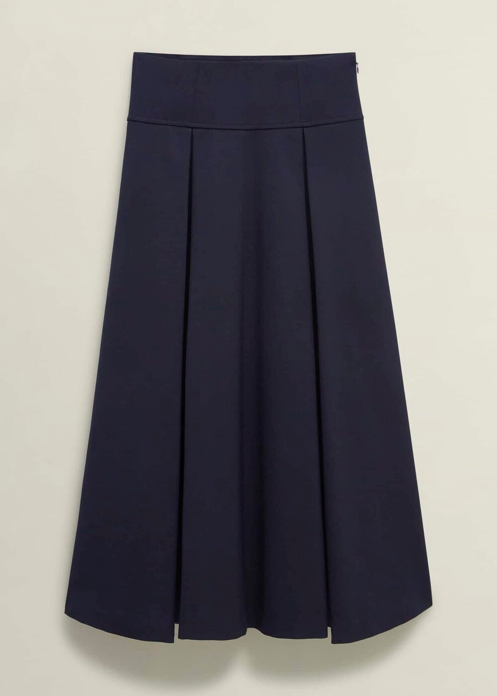 Berkeley Skirt With Wool, Navy, hi-res