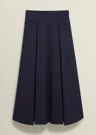 Berkeley Skirt With Wool, Navy, hi-res