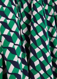 Petite Emberly Dress, Green Multi, hi-res