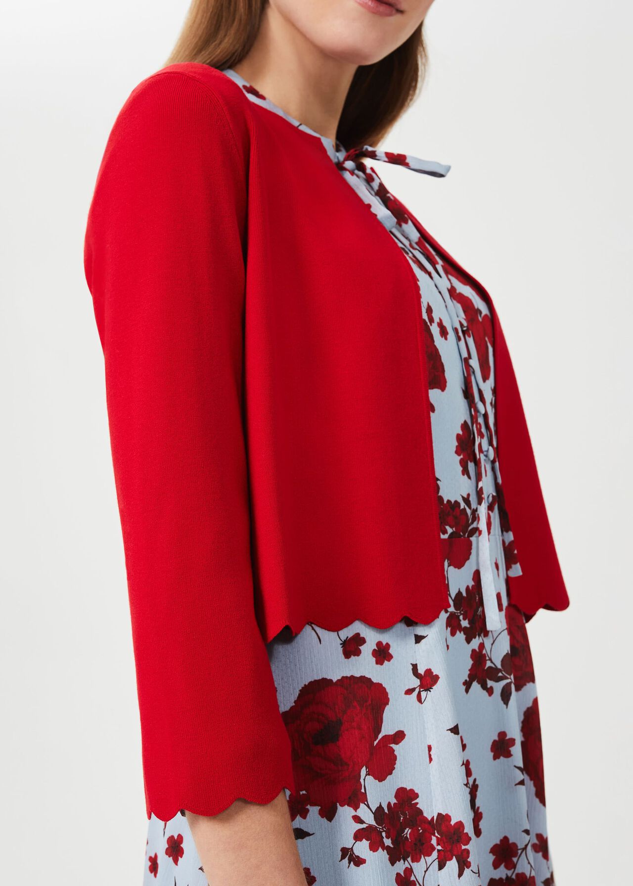 Drew Cardigan, Poppy Red, hi-res