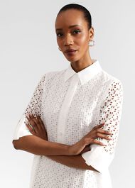 Petite Marciella Dress, White, hi-res