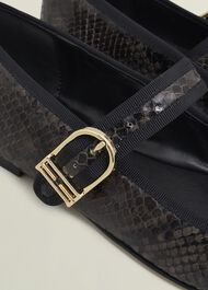 Clara Snake Mary Janes, Snake Print, hi-res