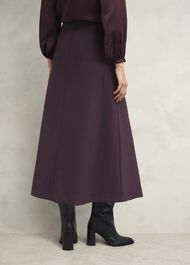 Chersham Skirt With Wool, Malbec Purple, hi-res
