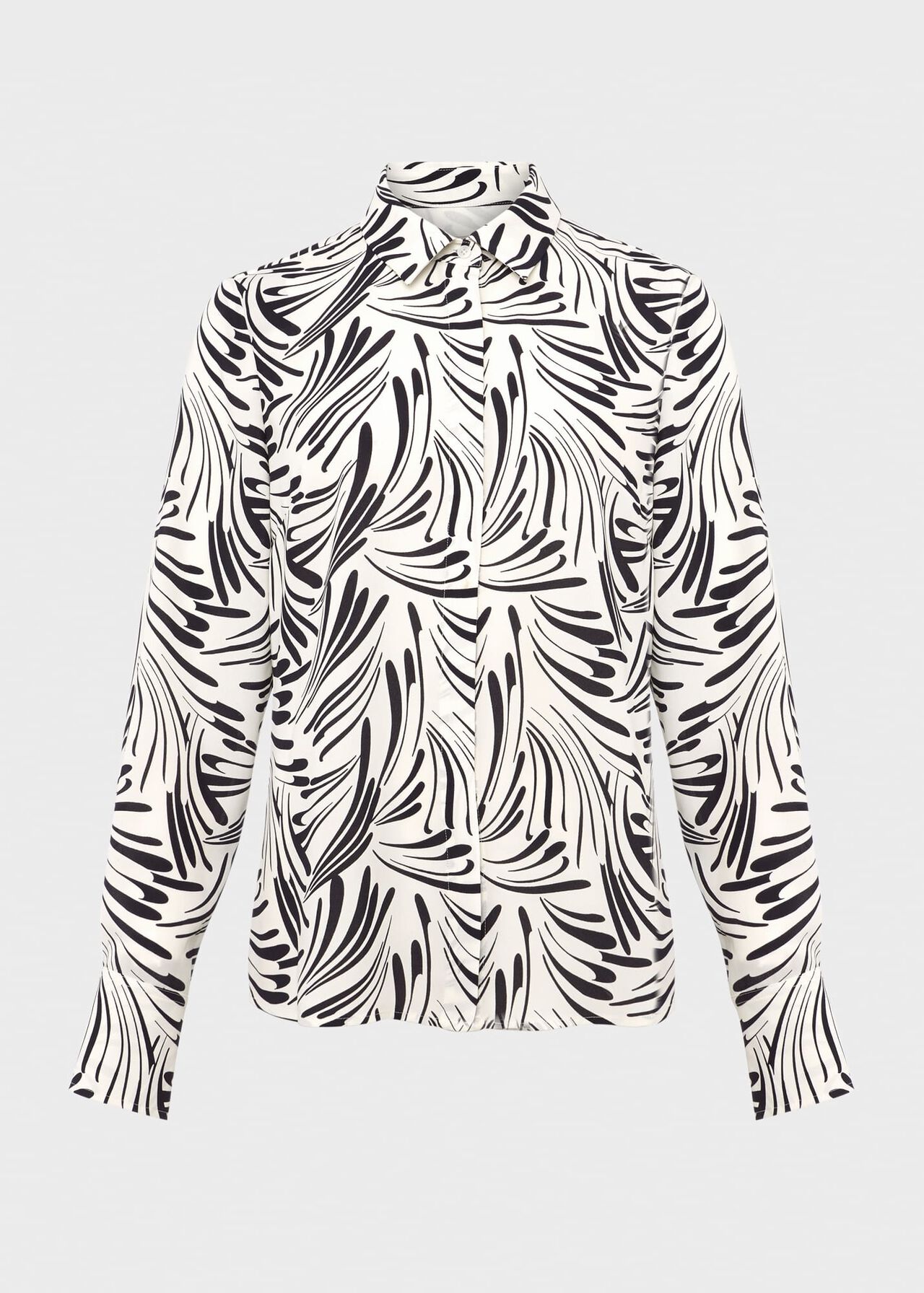 Alana Shirt, Ecru Navy, hi-res