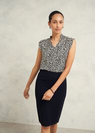Hilda Top, Navy Multi, hi-res