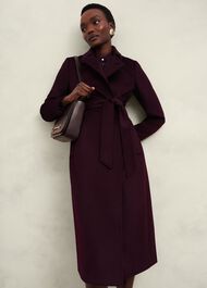 Keighley Leather Cross Body Bag, Malbec Purple, hi-res