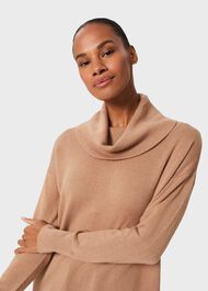 Harper Jumper With Cashmere, Camel, hi-res