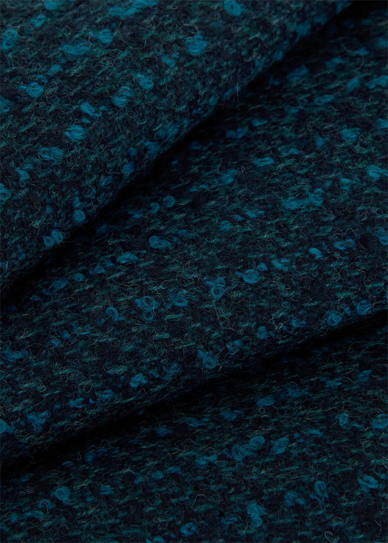 Teia Wool Skirt, Deep Teal Blue, hi-res