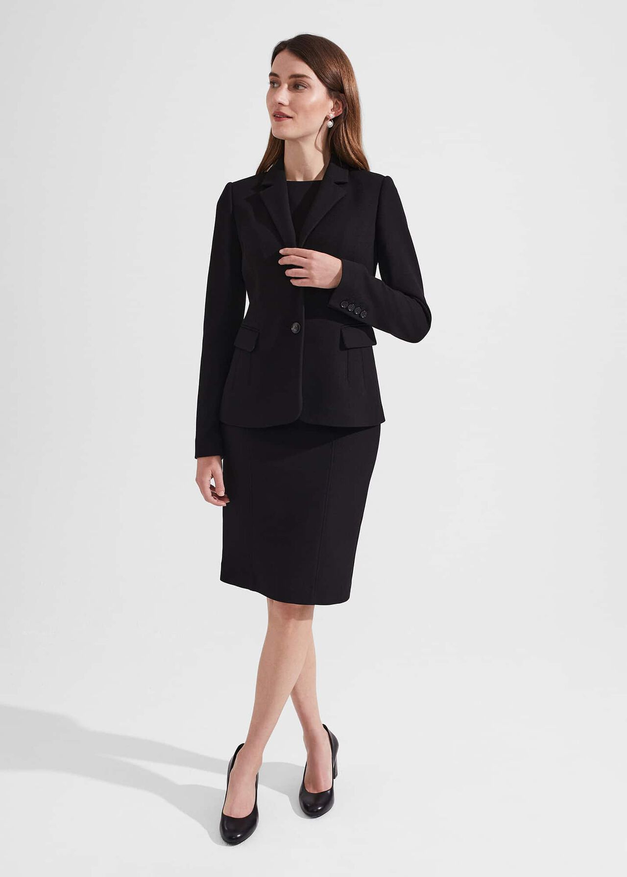 Petite Charley Jacket, Black, hi-res