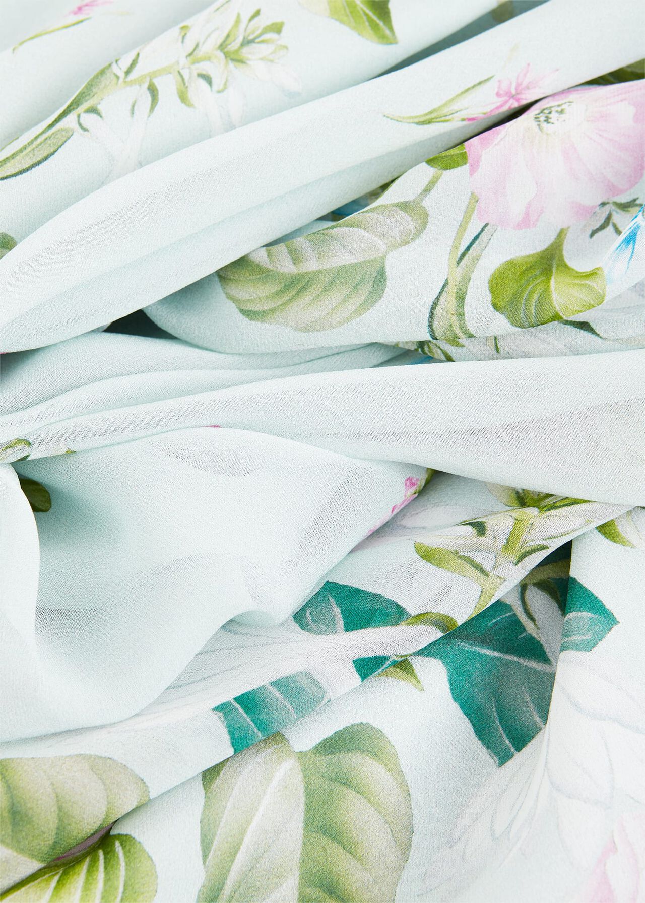 Maribella Silk Dress, Green Multi, hi-res