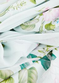 Maribella Silk Dress, Green Multi, hi-res