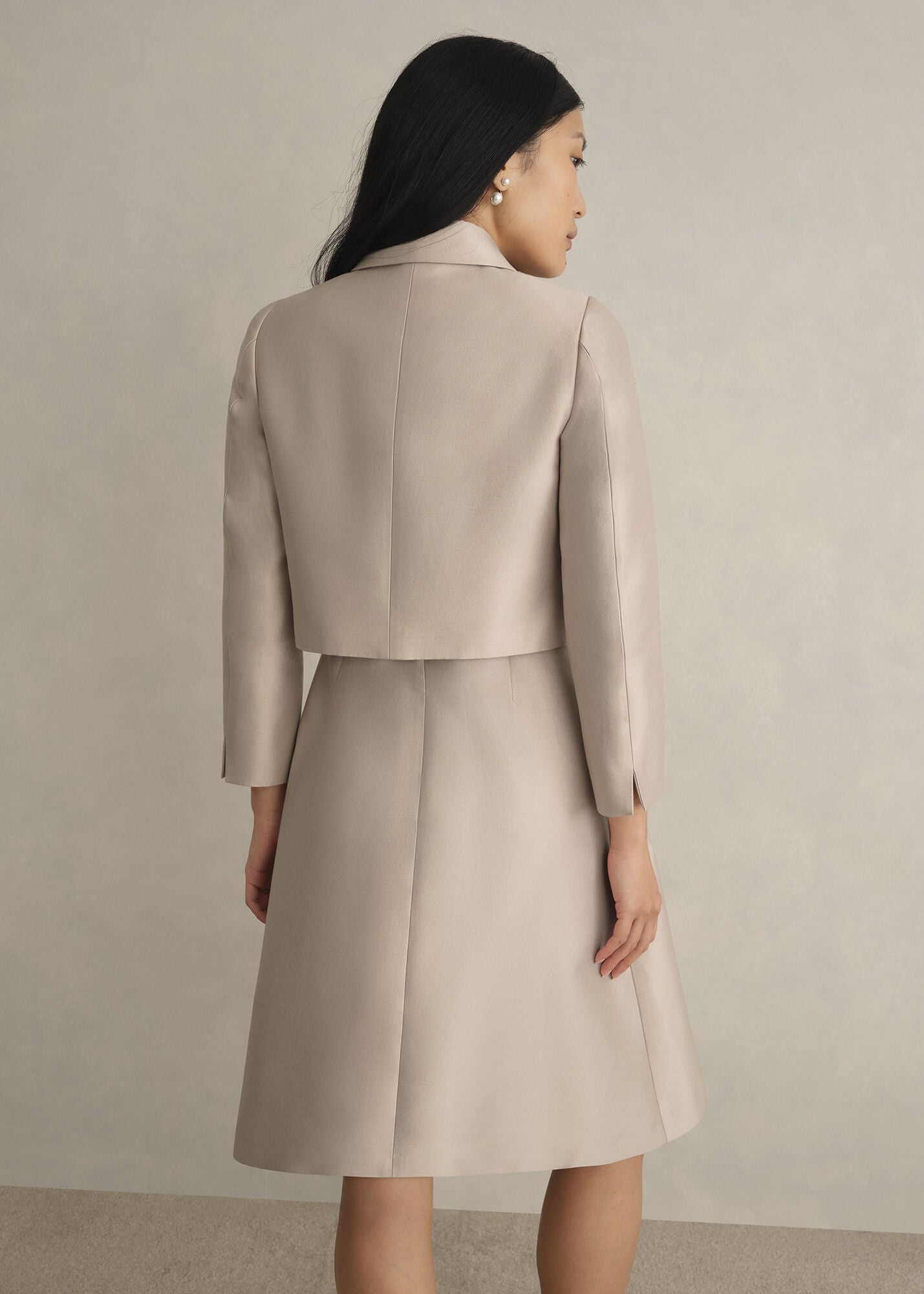 Avery Wool Silk Jacket | Hobbs US |
