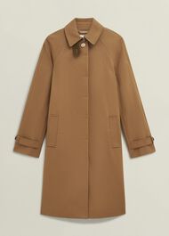 Vienna Shower Resistant Trench Coat, Cinnamon Brown, hi-res