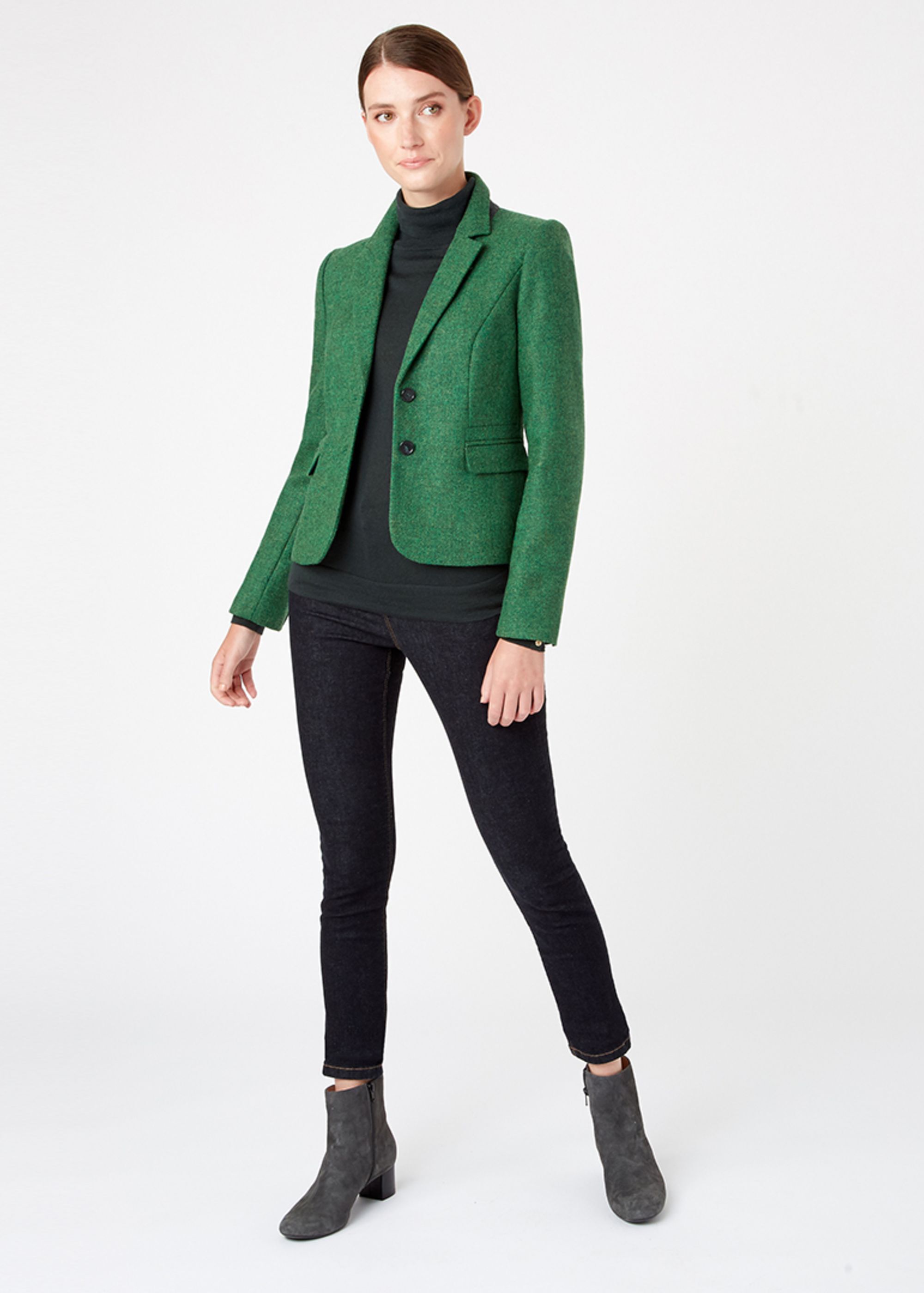 pine green blazer