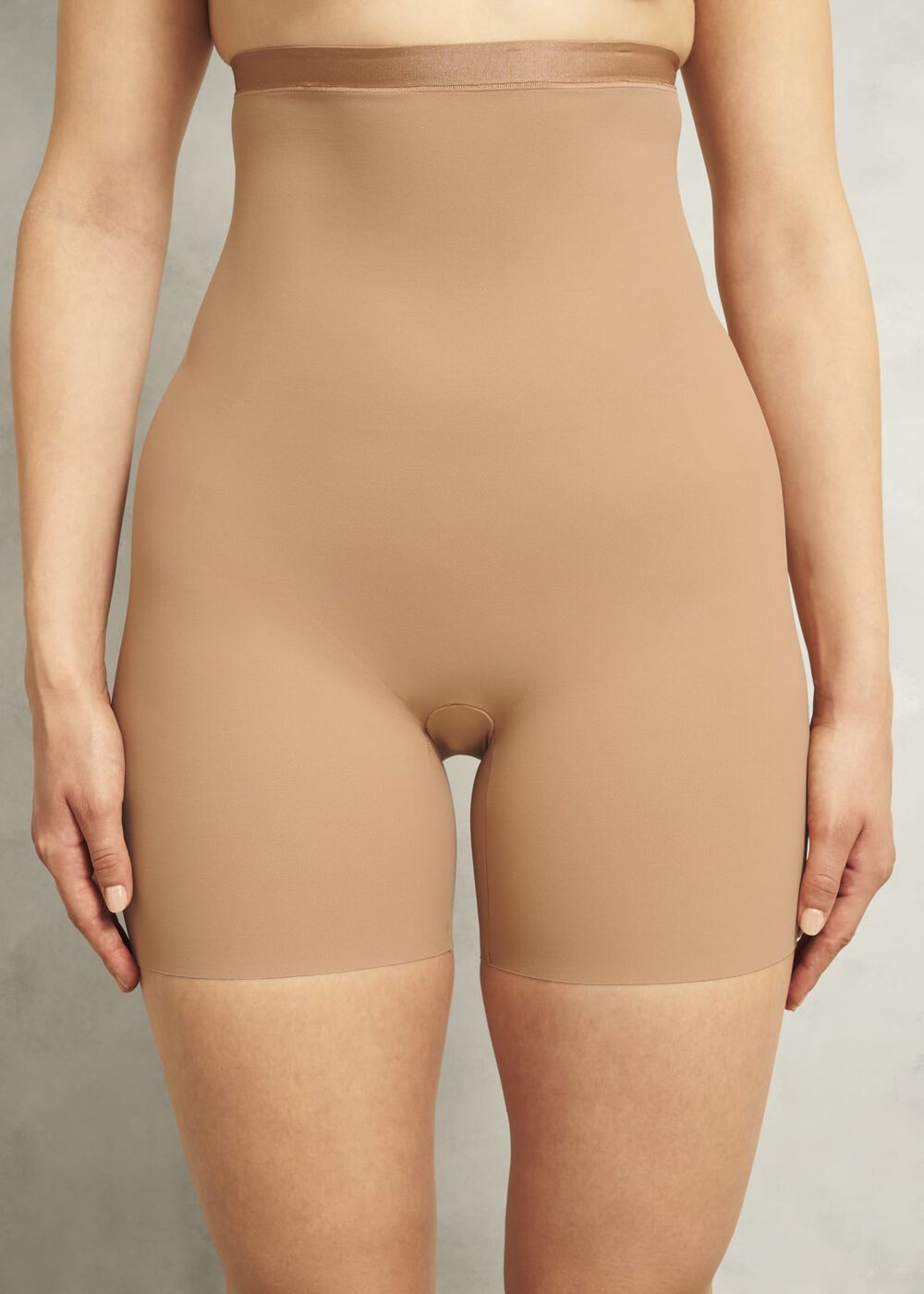 Firm Control Hourglass High Waist Thigh Shaper, Praline, hi-res