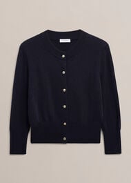 Tresco Cardigan, Midnight Navy, hi-res