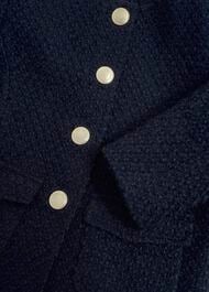 Marie Jacket With Wool, Navy, hi-res