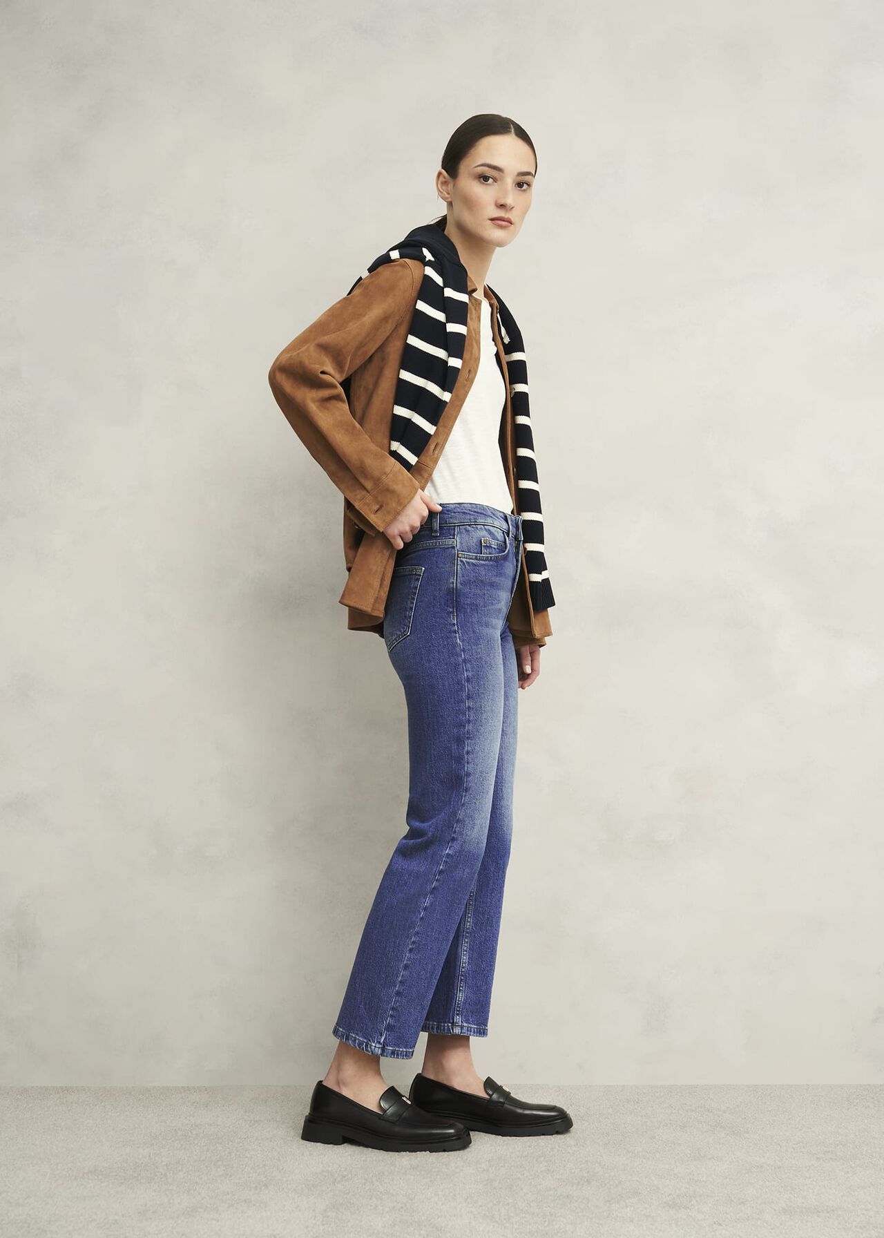 Shea Straight Jeans, Mid Wash, hi-res