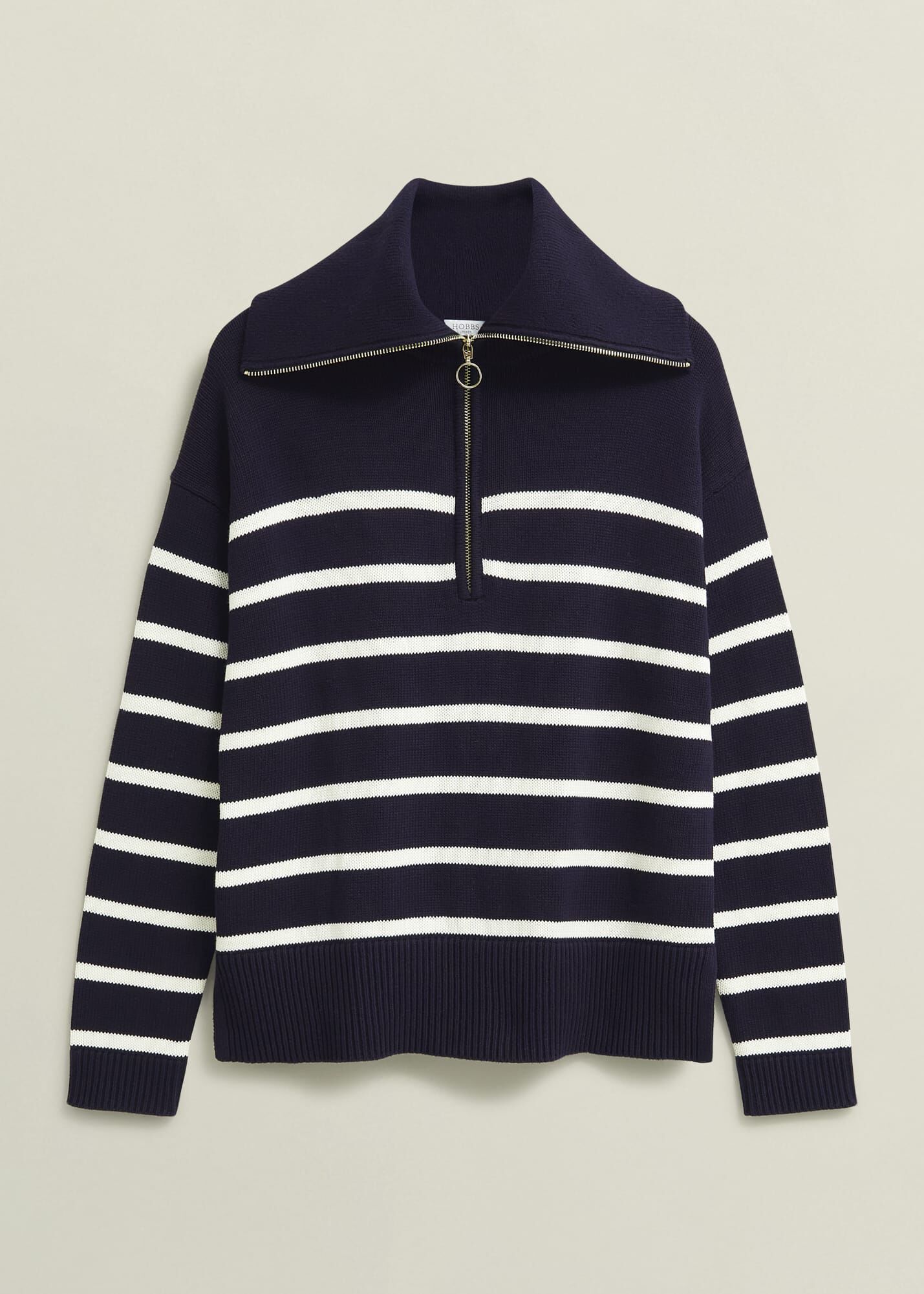 Amy Stripe Cotton Sweater | Hobbs US | Amy Stripe Cotton Sweater | Hobbs US |