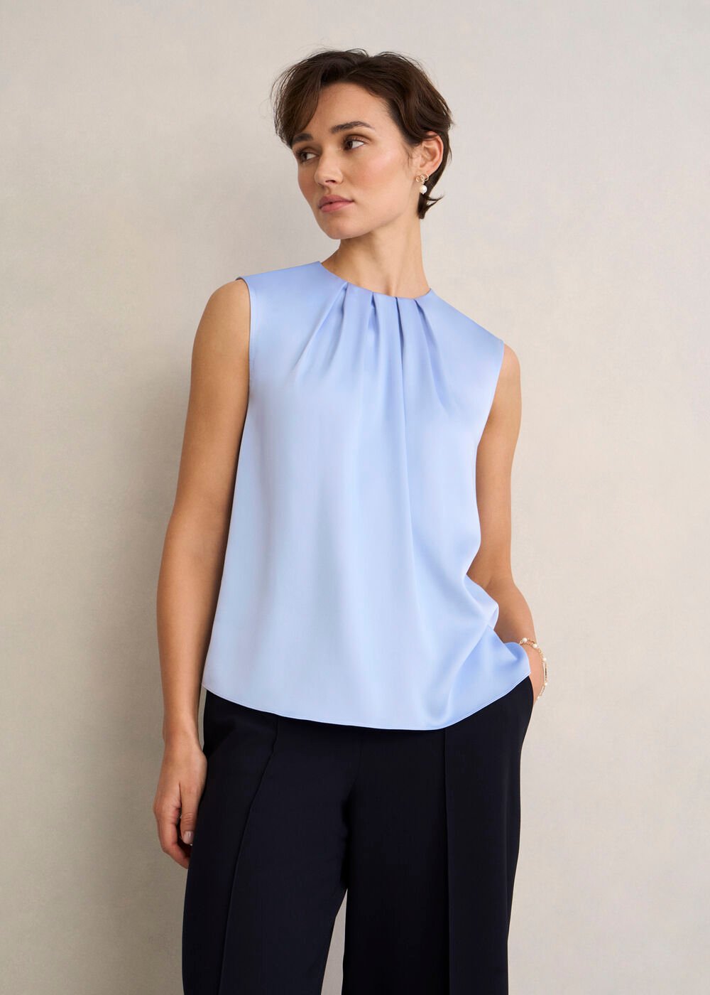 Rosanne Blouse, Lavender Blue, hi-res