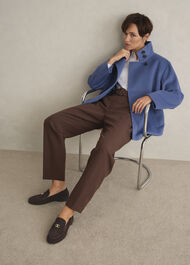 Alana Loafers, Chocolate Brown, hi-res