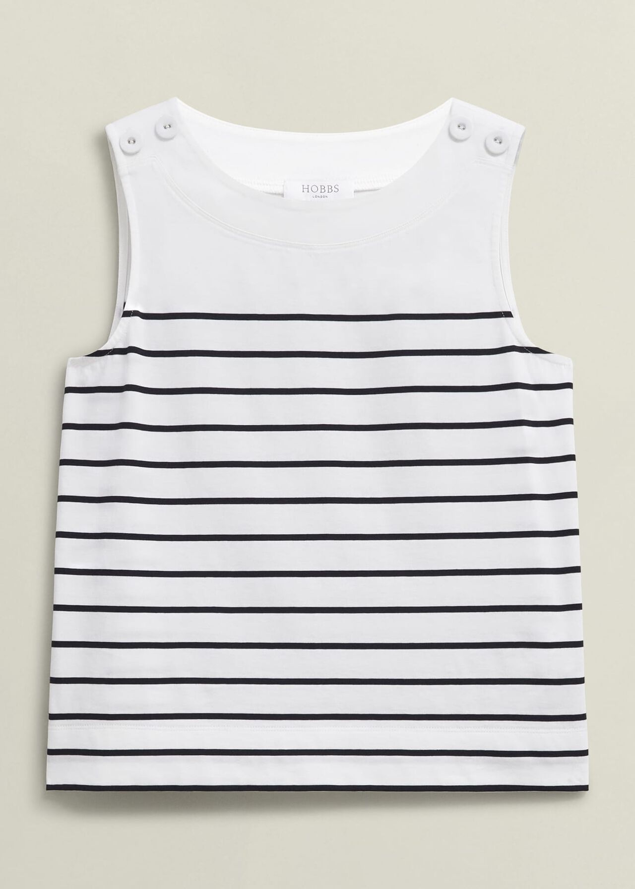Hobbs Maddy Cotton Striped Top