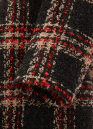 Carmina Check Coat With Wool, Grey Multi, hi-res