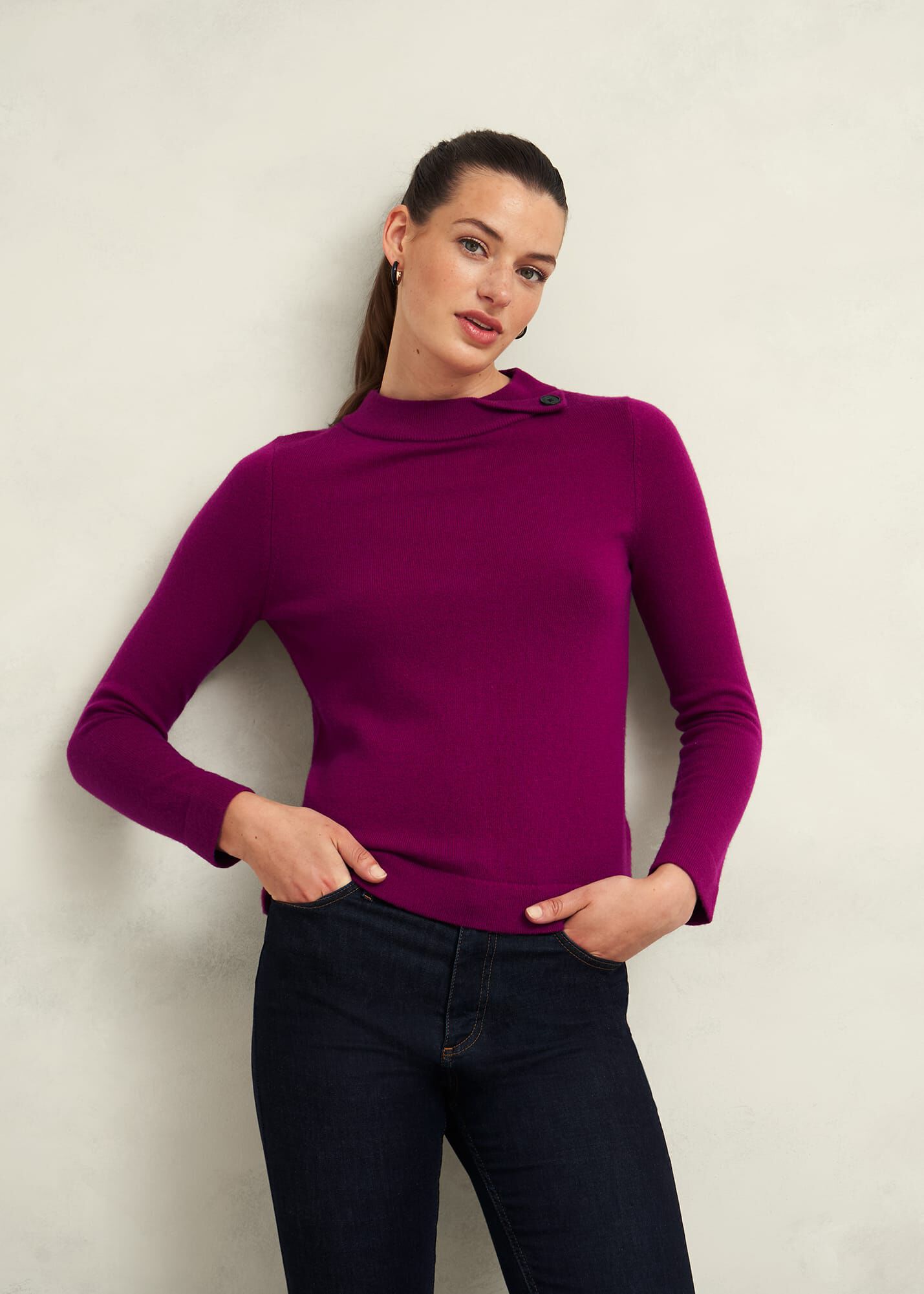 Talia Wool Cashmere Jumper Hobbs UK
