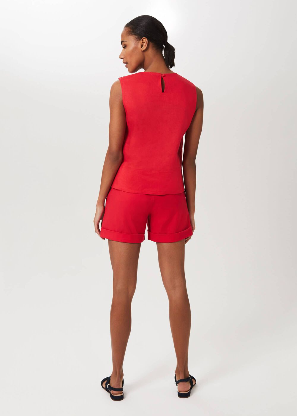 Chessie Shorts, Coral Red, hi-res