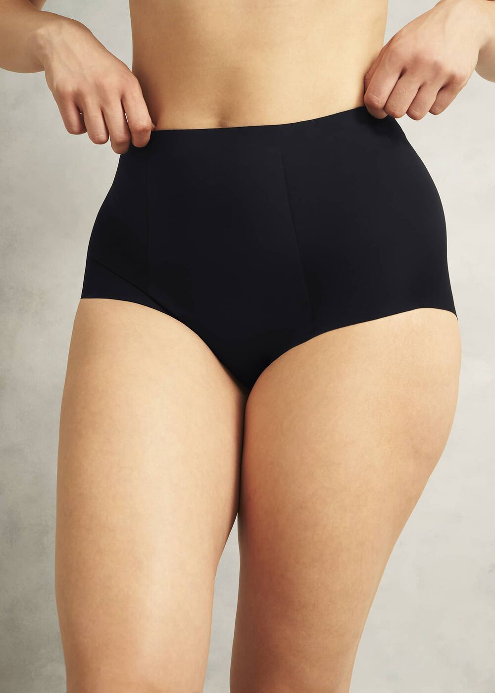 Moderate Control Shaping Brief, Black, hi-res